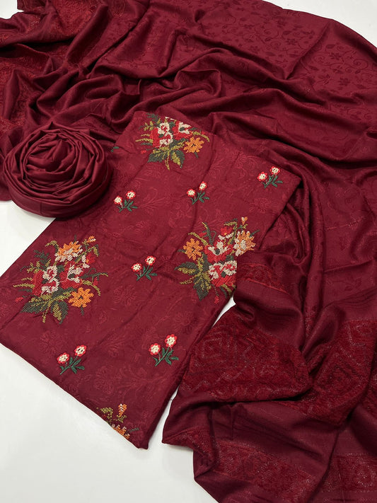 Marina Self Jacquard 3pc Suit