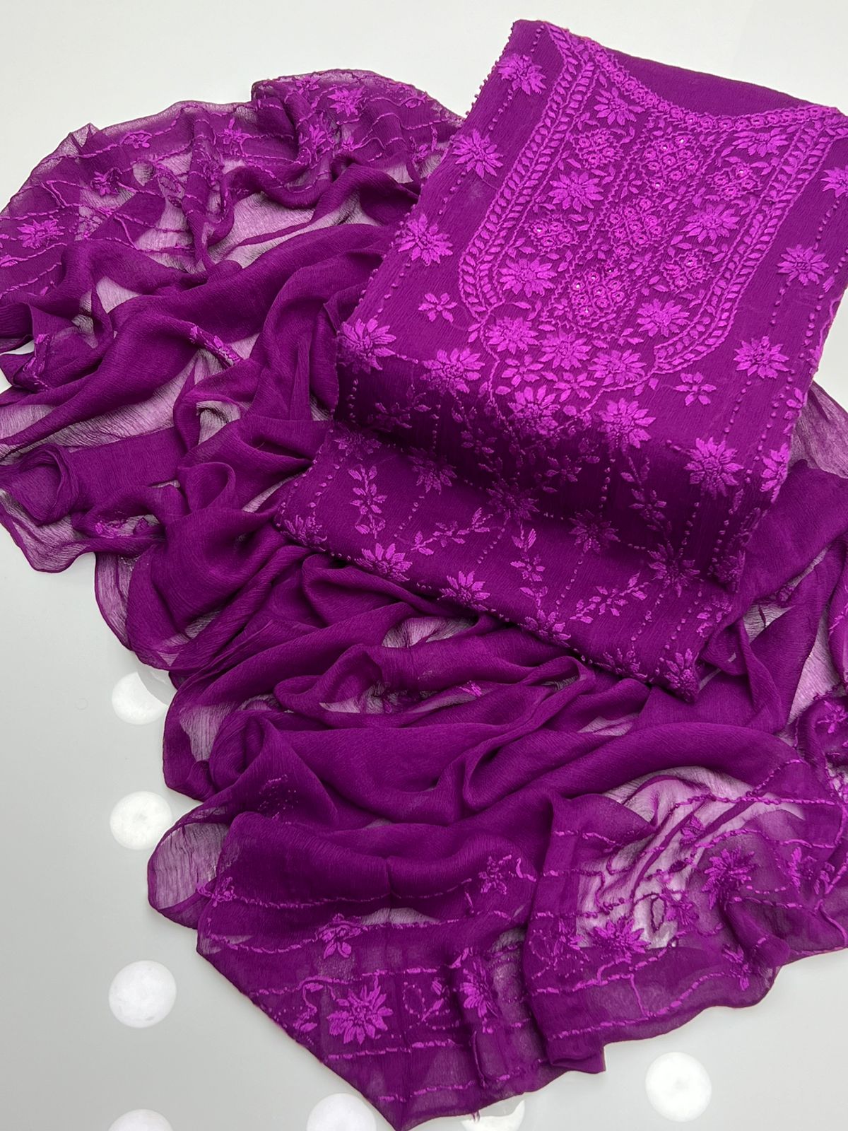 Pakka Tanka Embroidery with Mirror Work