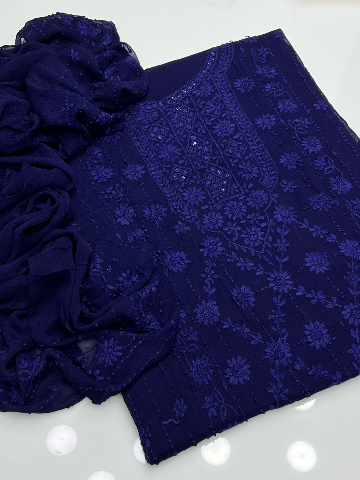 Pakka Tanka Embroidery with Mirror Work