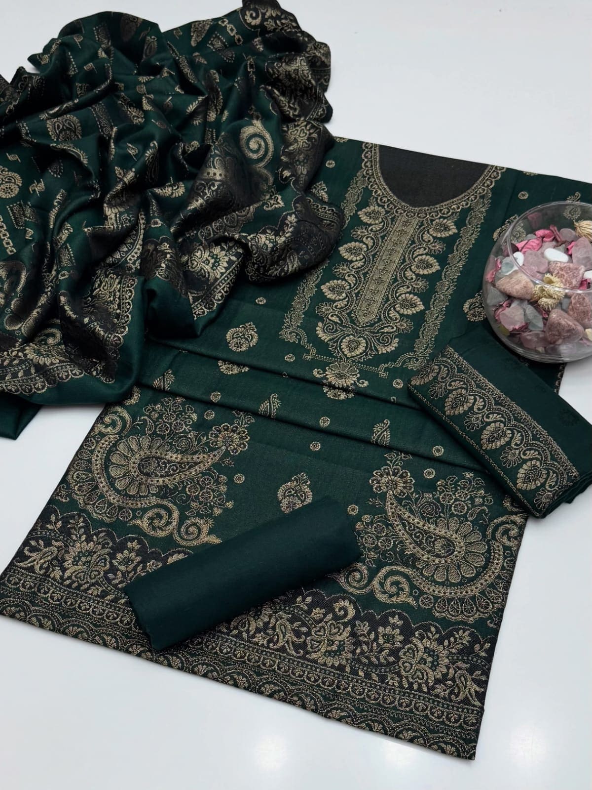 Pashmina Wool 3PC Suit.