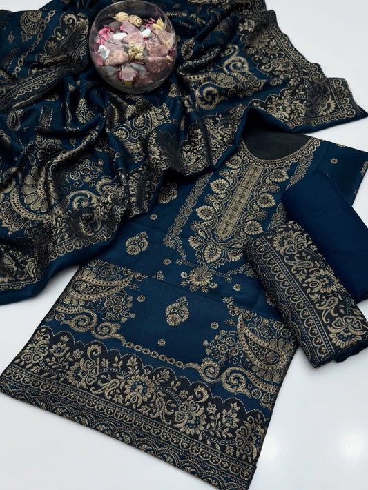 Pashmina Wool 3PC Suit.