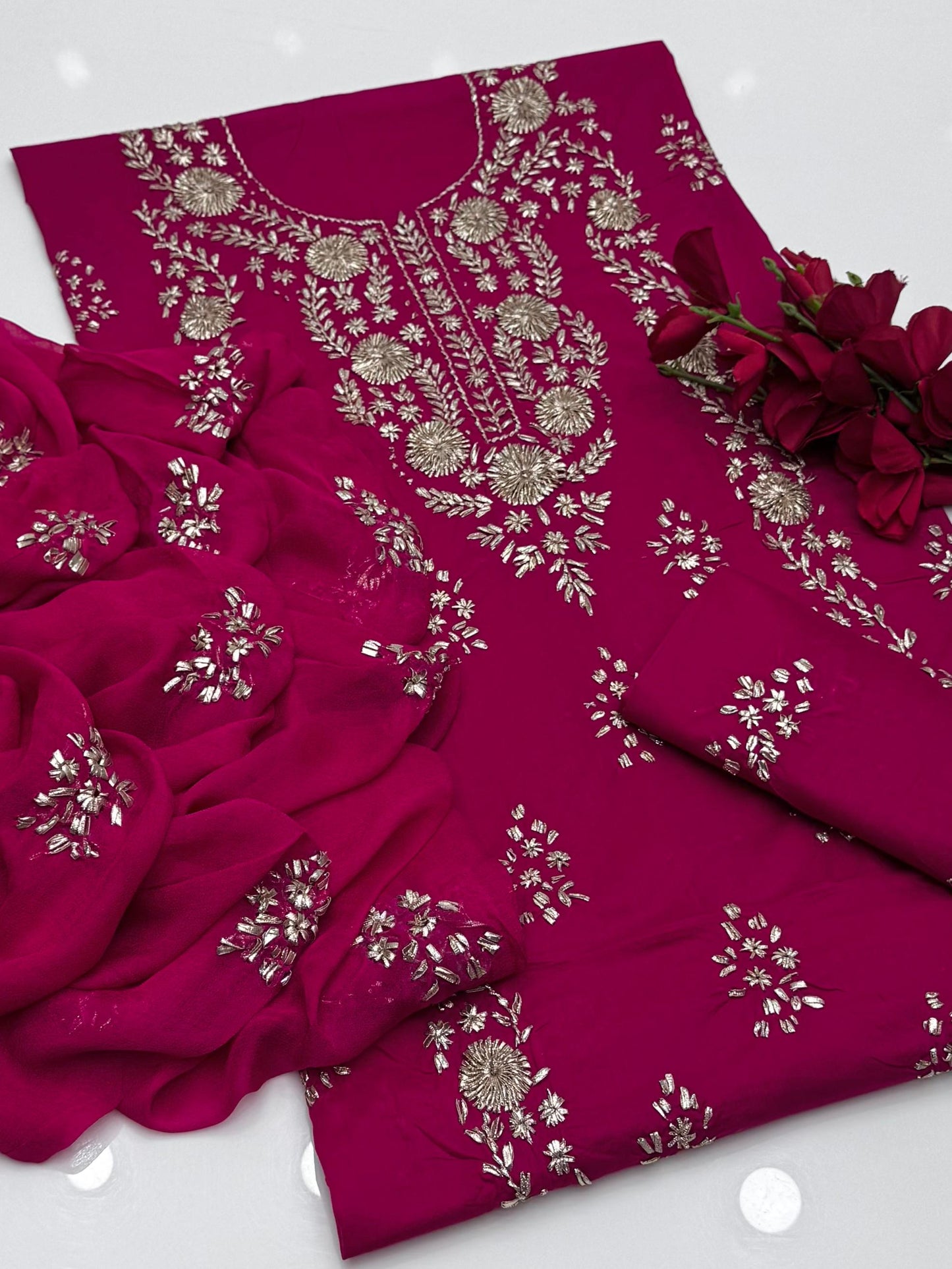 LAWN SHAHI GOTTA 3PC SUIT