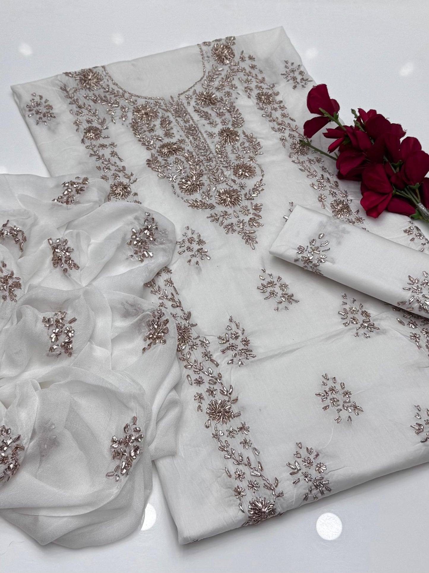 LAWN SHAHI GOTTA 3PC SUIT