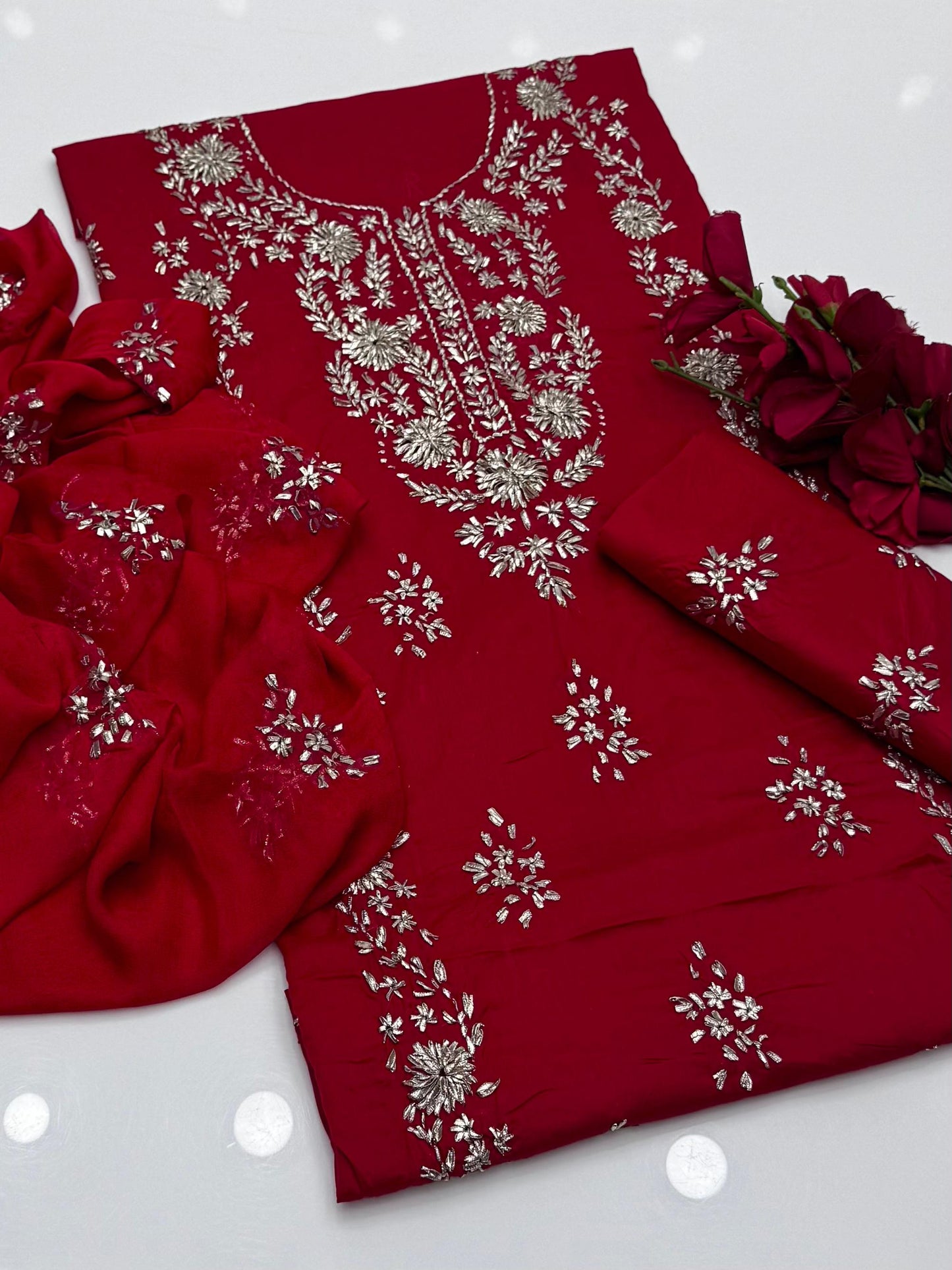 LAWN SHAHI GOTTA 3PC SUIT