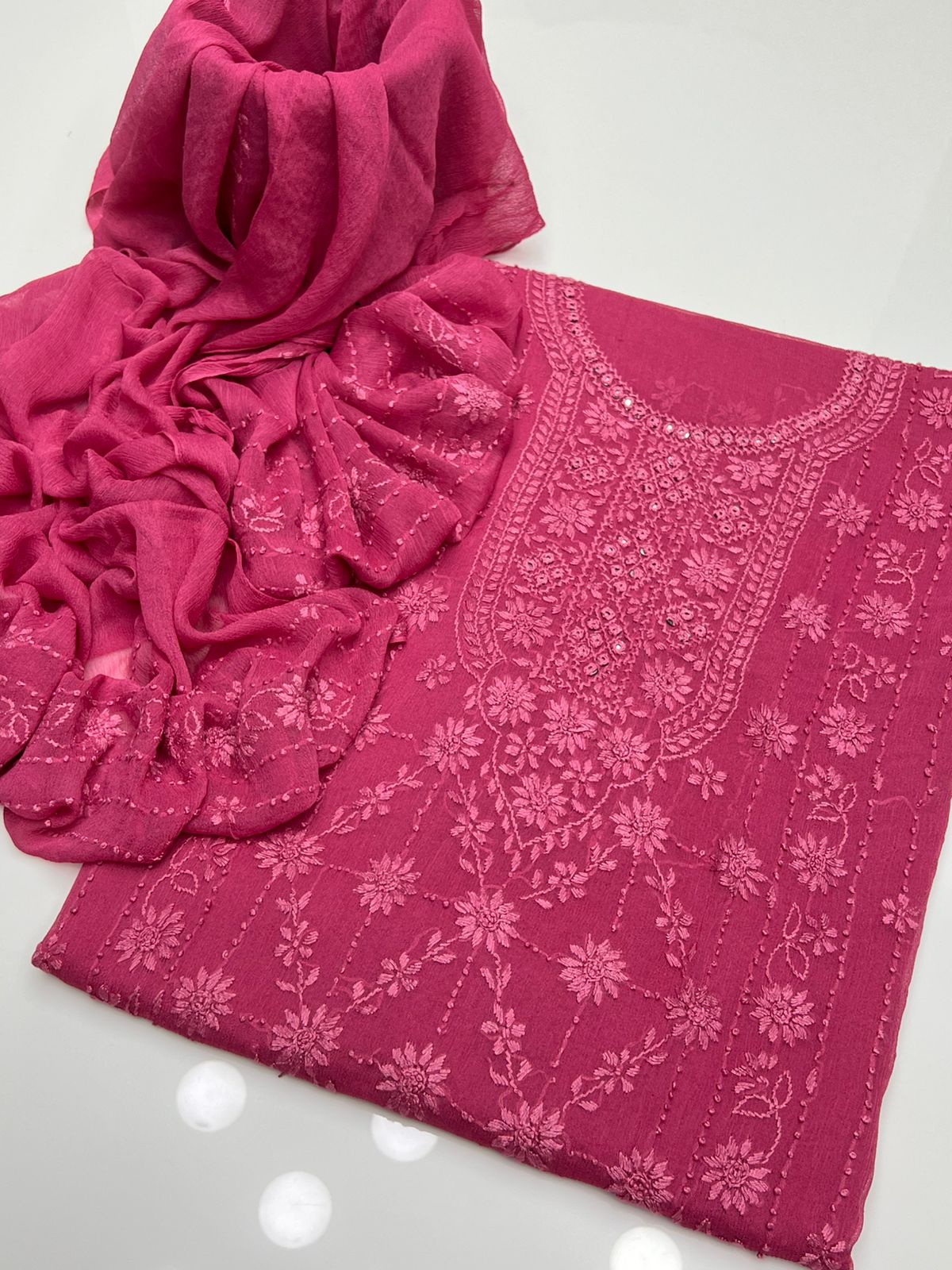 Pakka Tanka Embroidery with Mirror Work