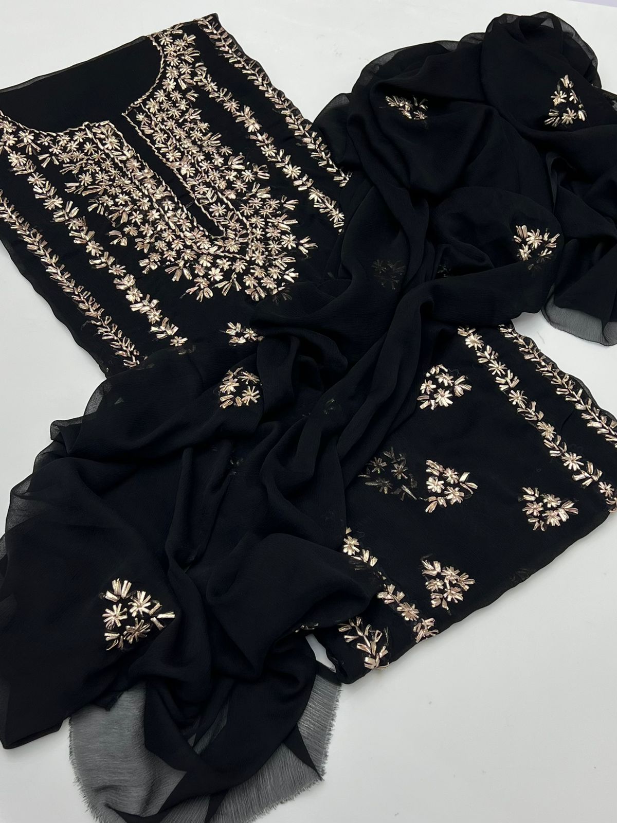 Shafoon Kurta Gotta 2pc Suit