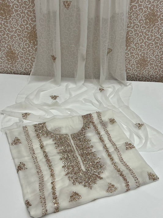 Shafoon Kurta Gotta 2pc Suit