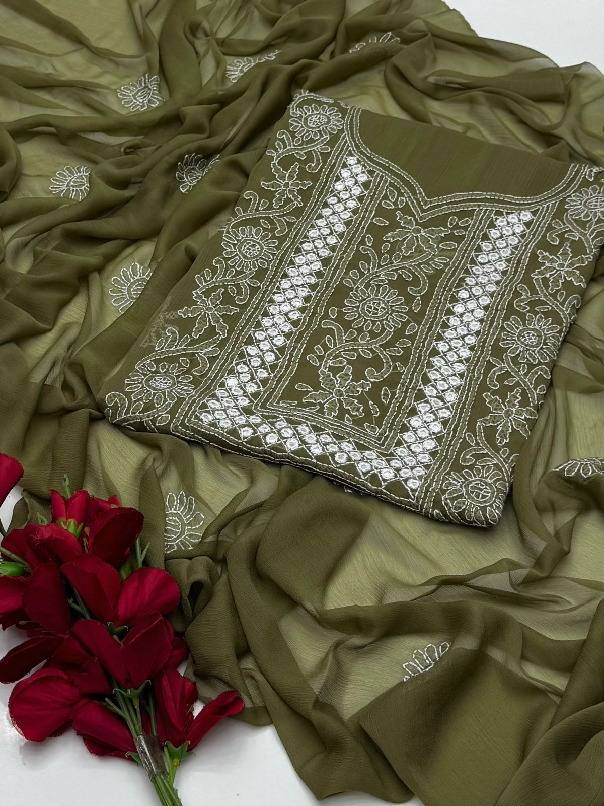 2-PC Shadow Shesha Work