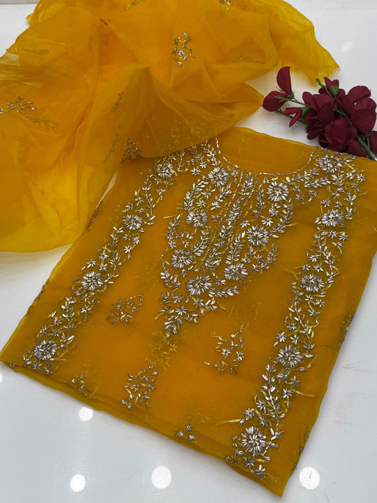Organza Gotta Shahi Design
