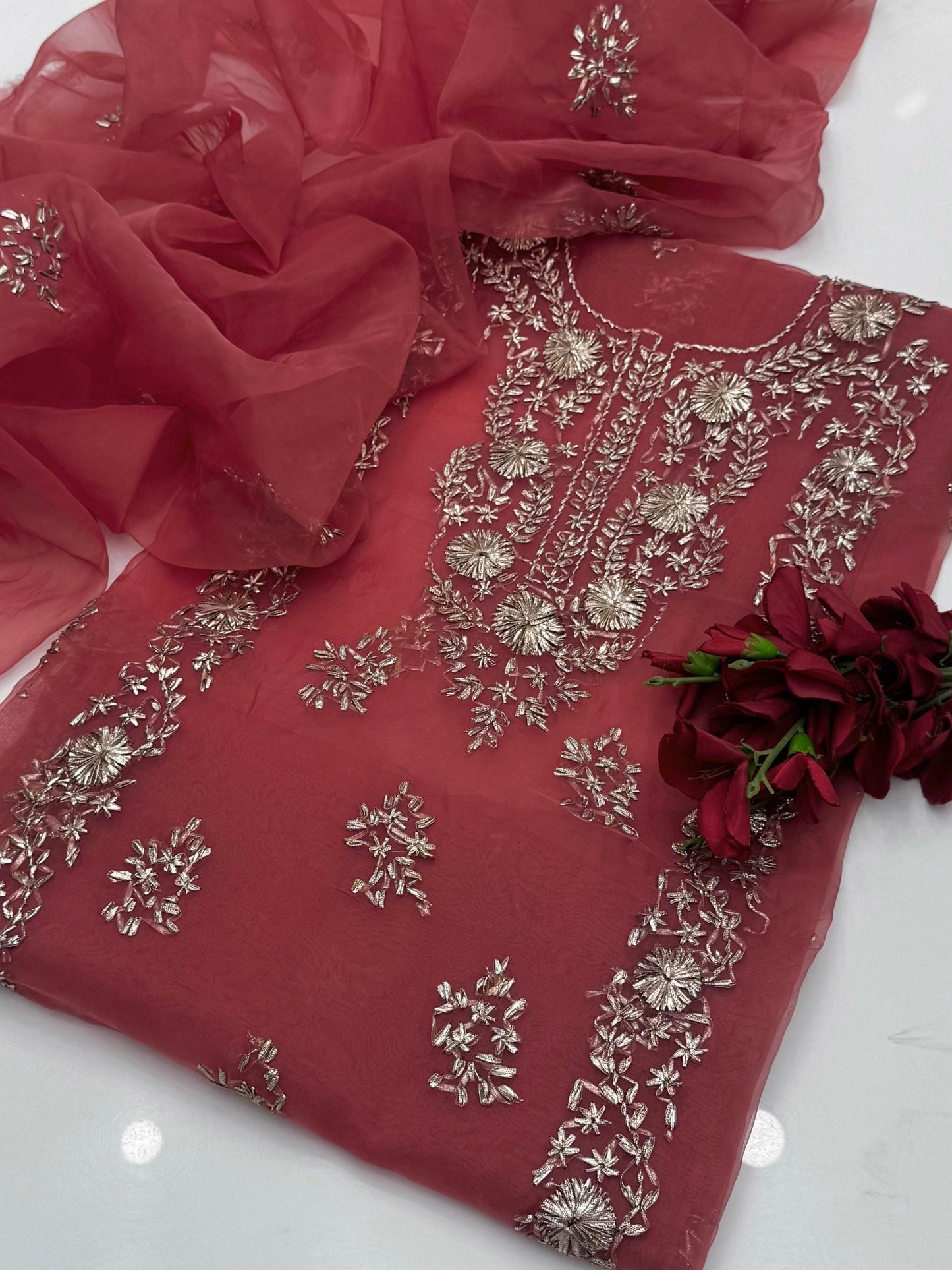 Organza Gotta Shahi Design