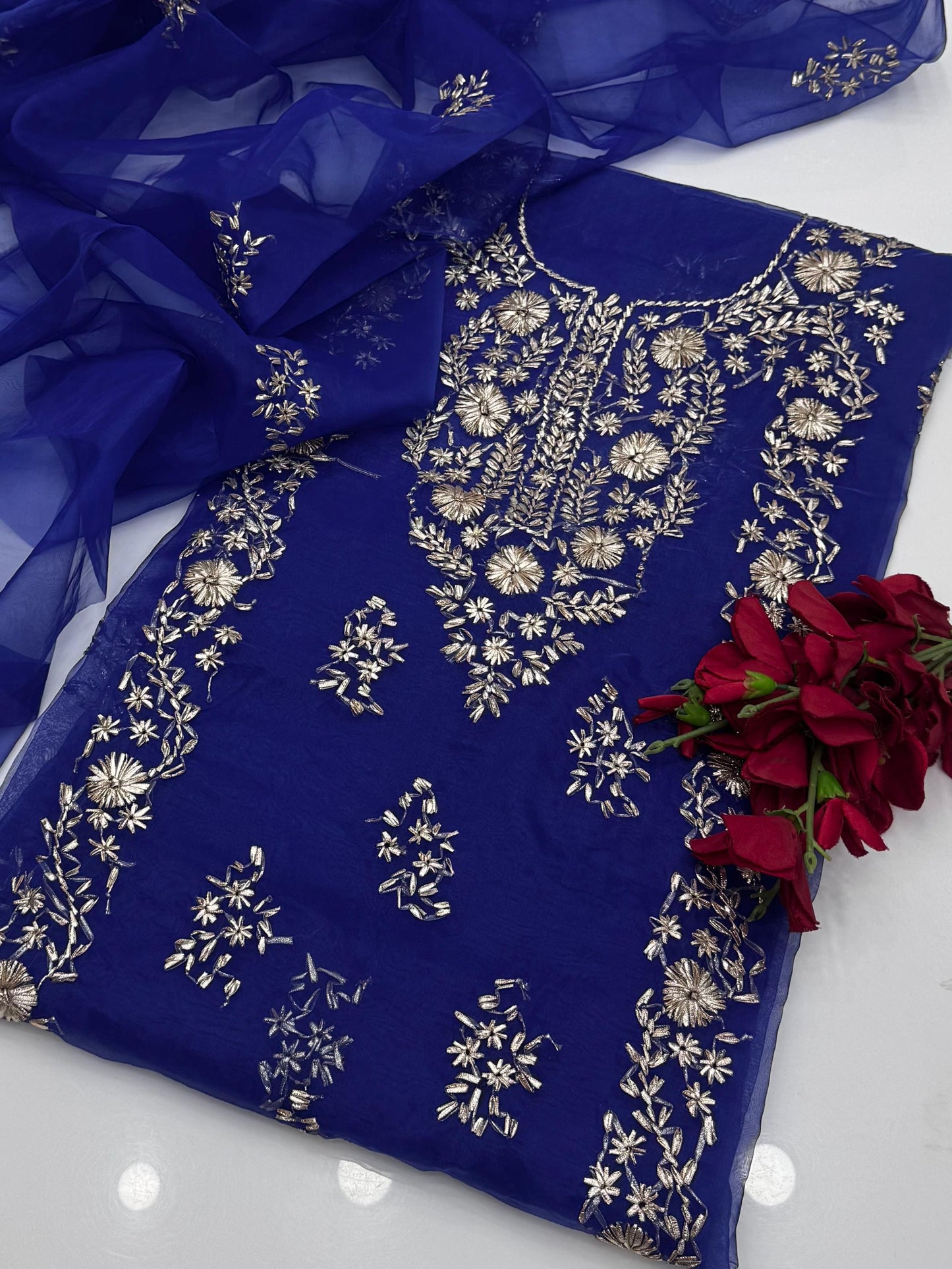 Organza Gotta Shahi Design