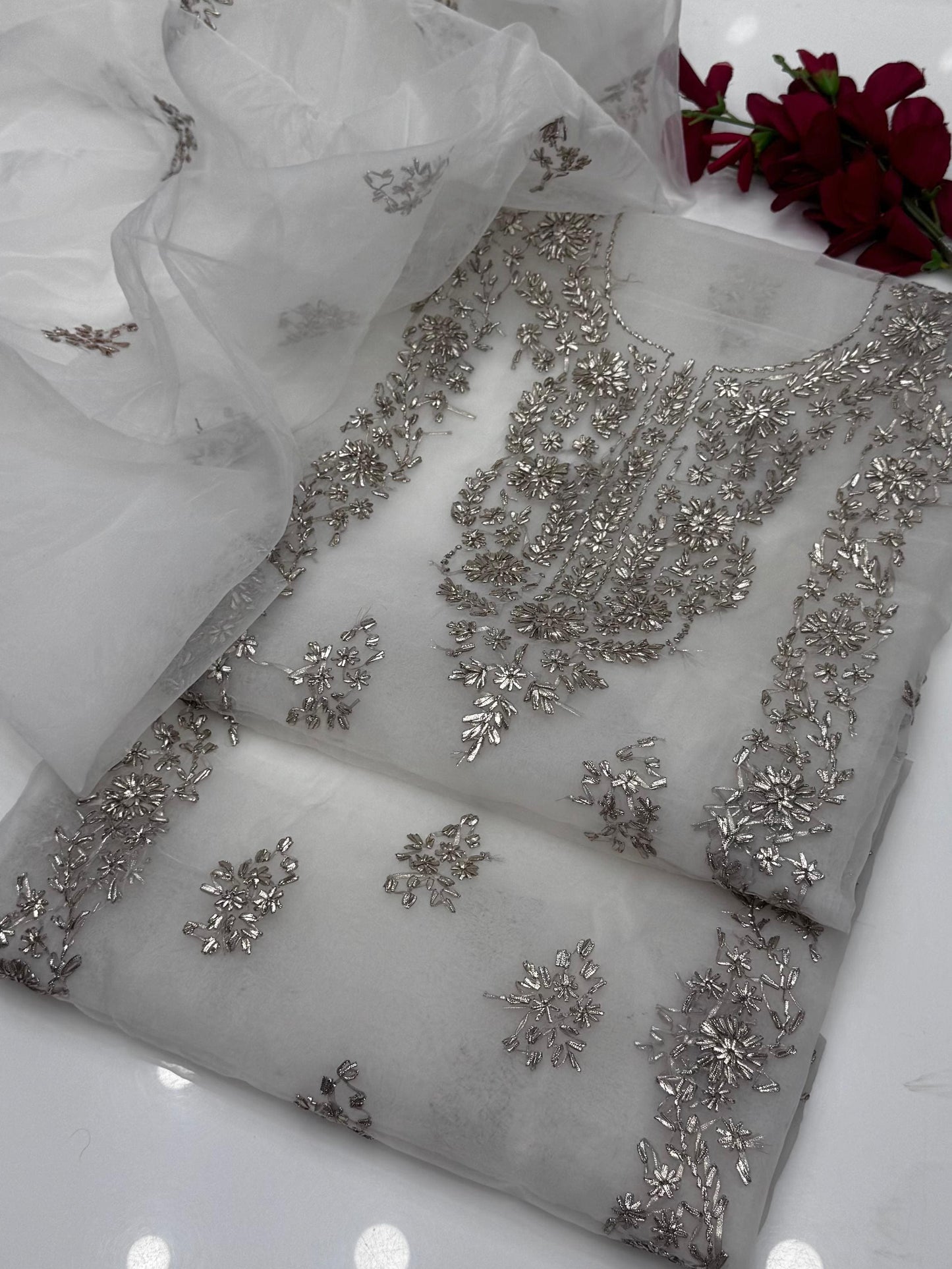 Organza Gotta Shahi Design