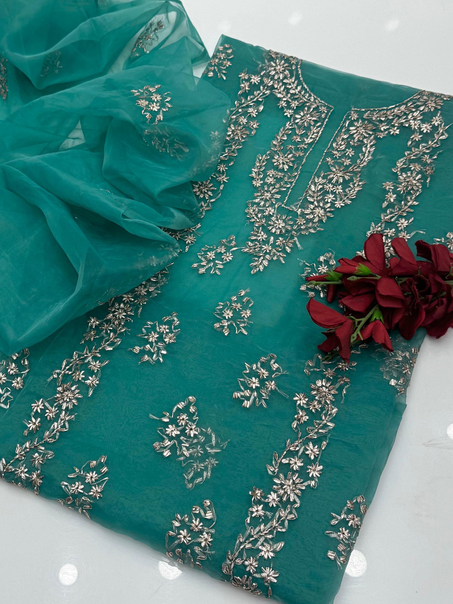 Organza Gotta Shahi Design