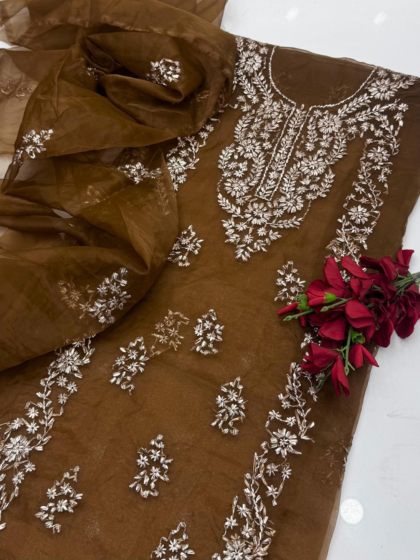 Organza Gotta Shahi Design